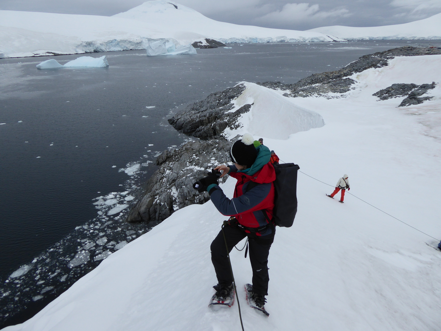 My first time mountaineering.