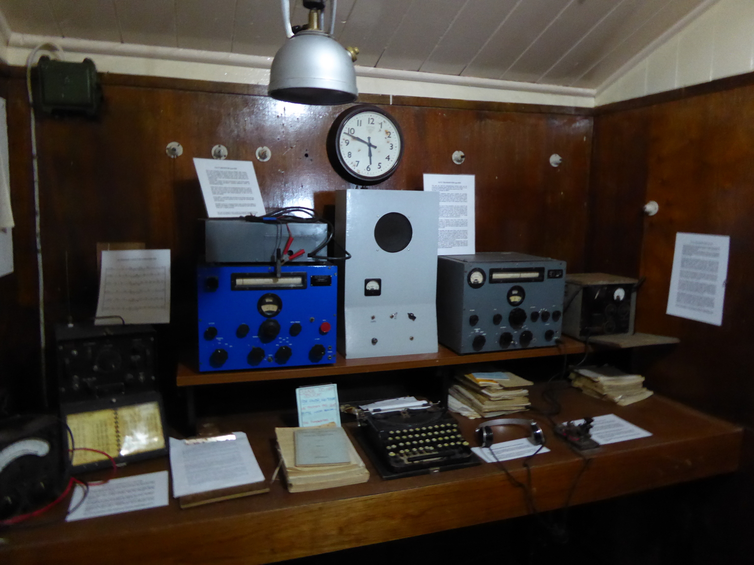Radio room.