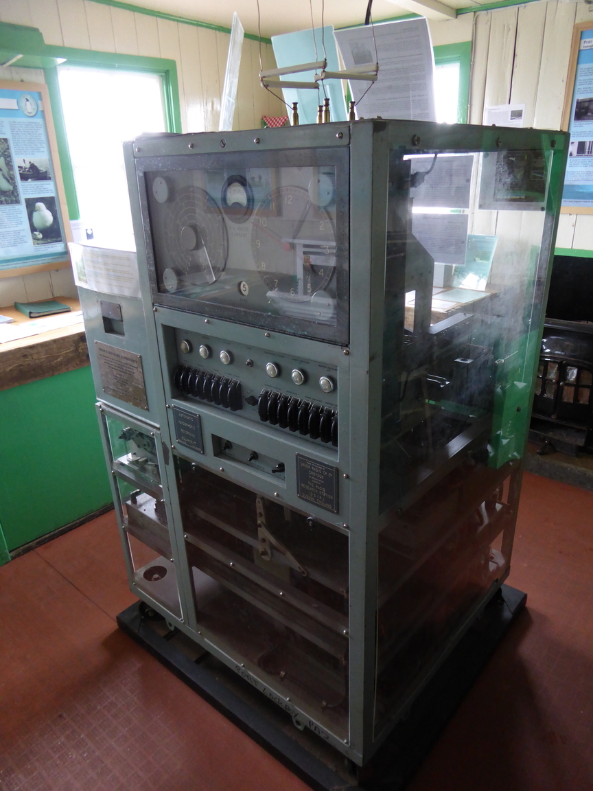 This machine was used for research about the ionosphere, which lead to advances in high frequency radio.