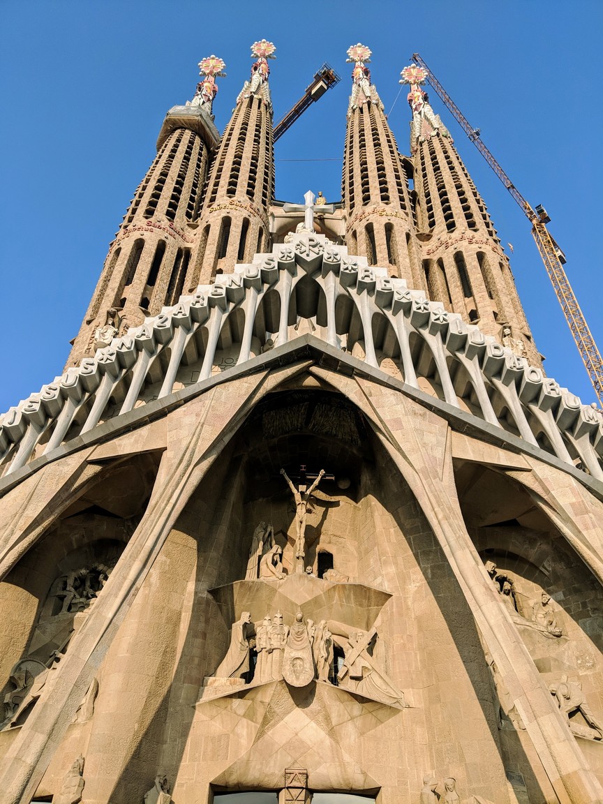 The other side of La Sagrada Familia