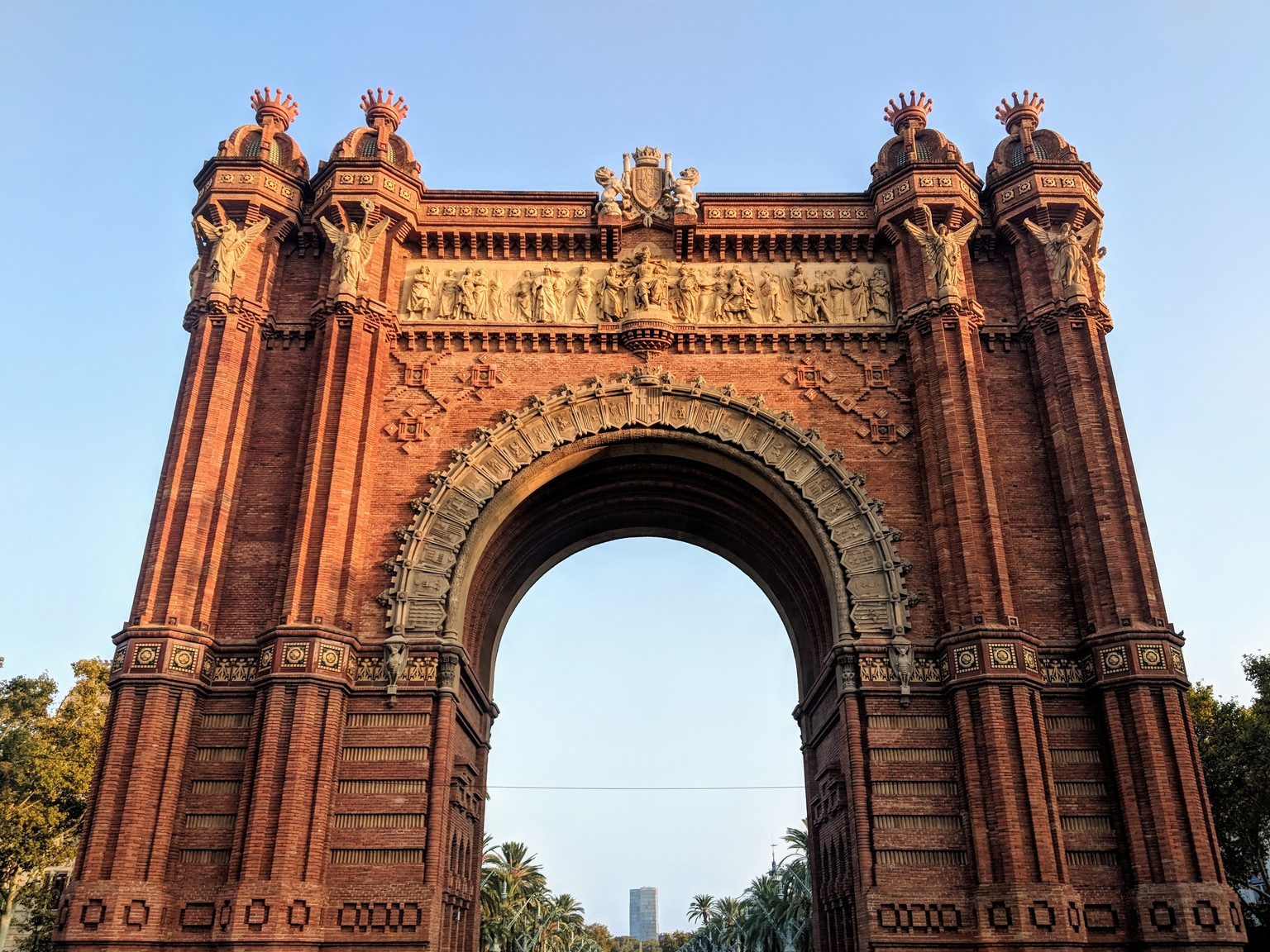 The Arc de Triomf. I love the red brick.