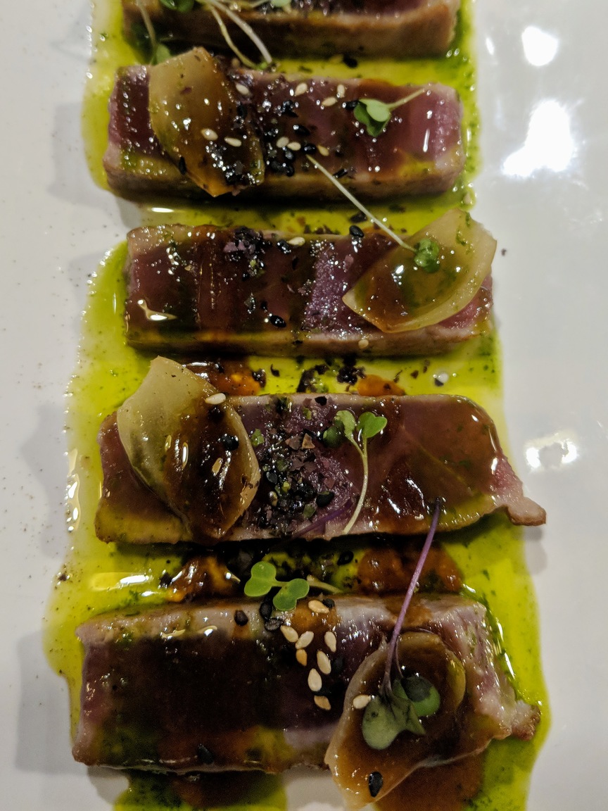 Seared tuna
