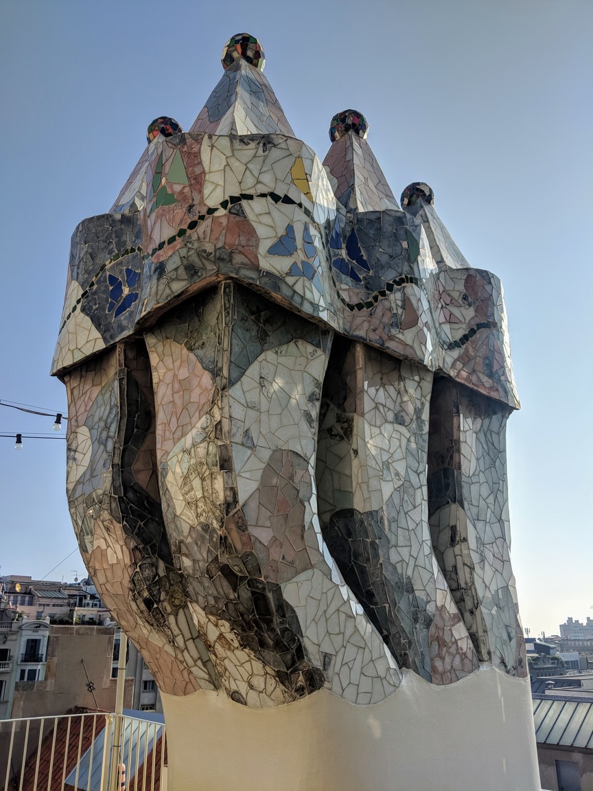 One of the Casa Batlló chimney