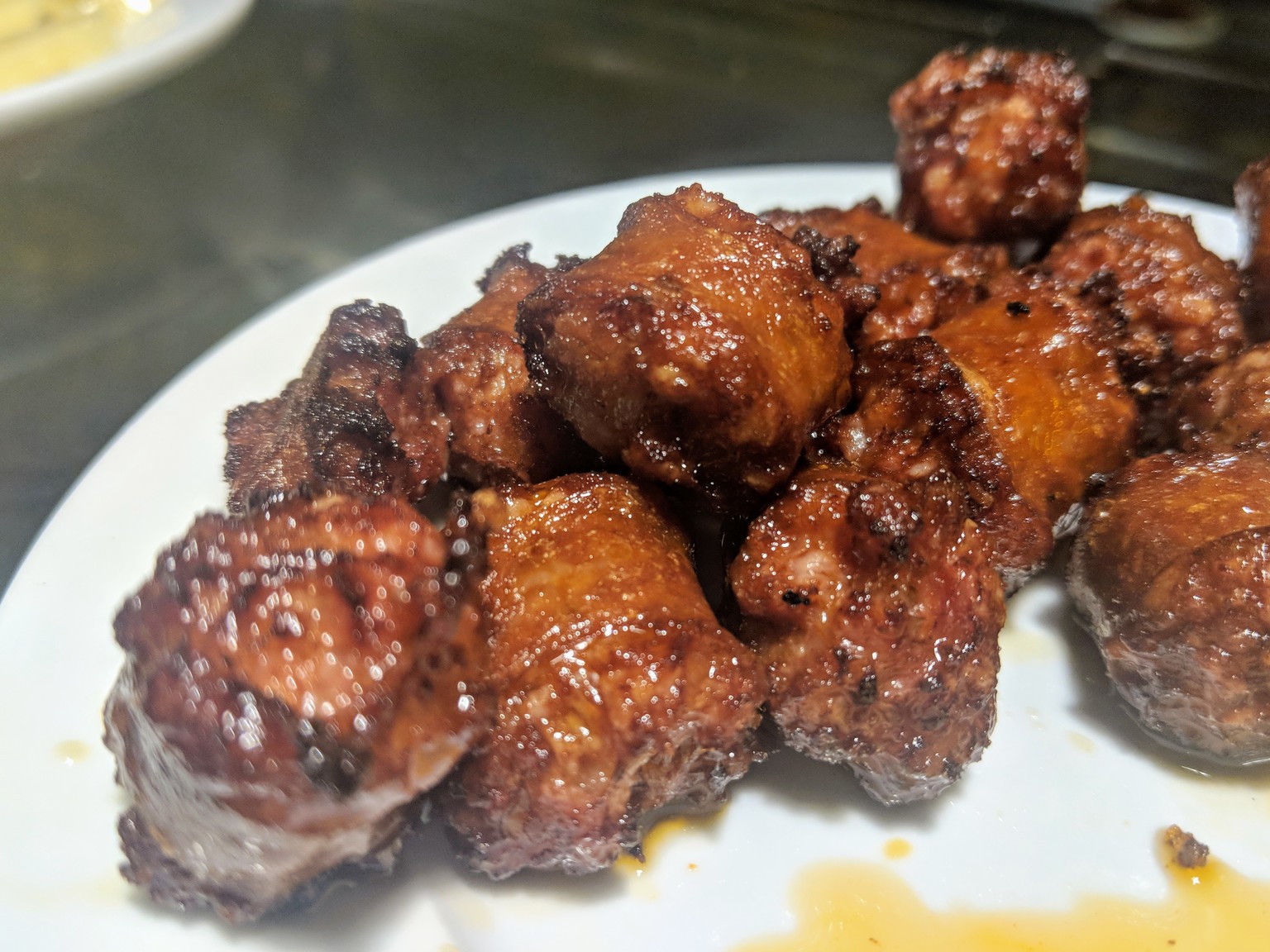Fried sausage, so good!