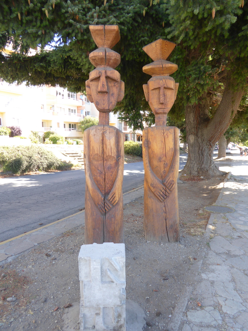 These statues were all over the town with their hands in different positions. Pretty unique, I'm not sure what the inspiration was.