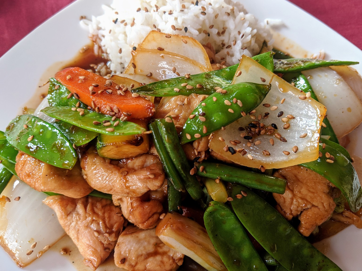 Chicken teriyaki was not something I expected to eat in a small town in Baja, but yet there we were.