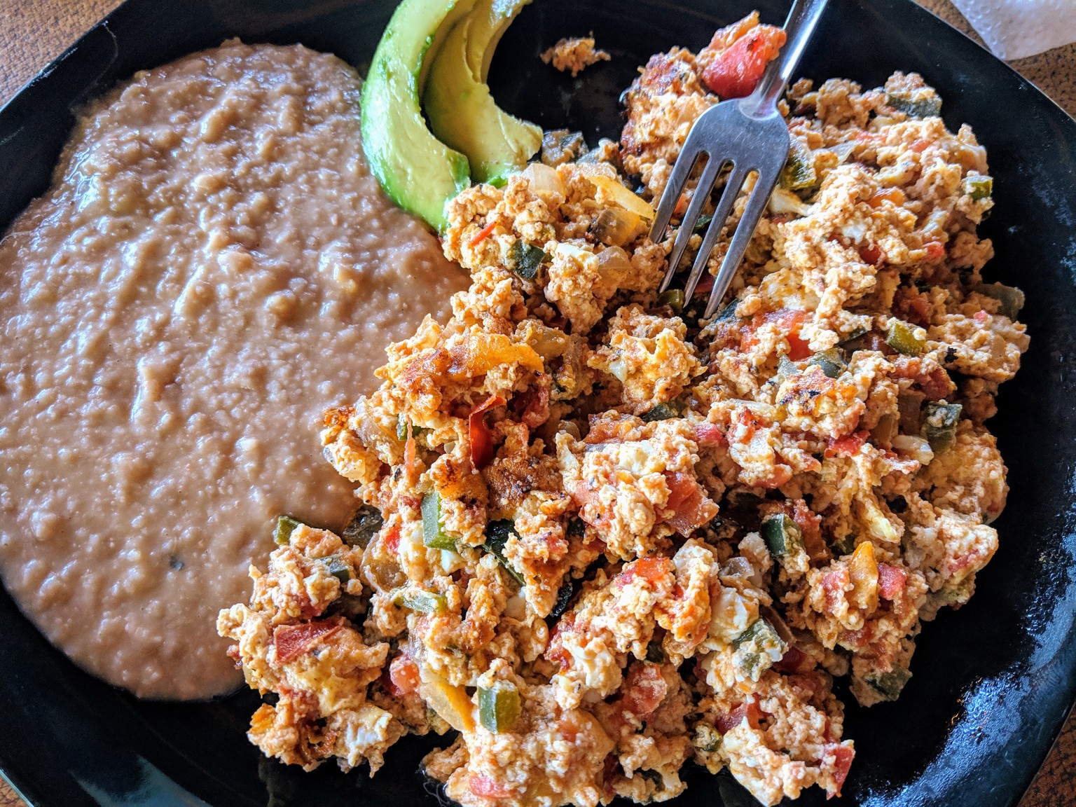 Huevos a la mexicana. This is probably my favorite thing to get for breakfast, and this place did it really well.