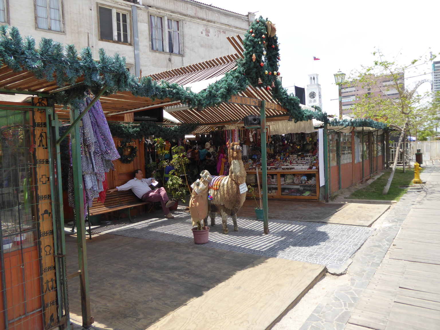 A small market near the main square.