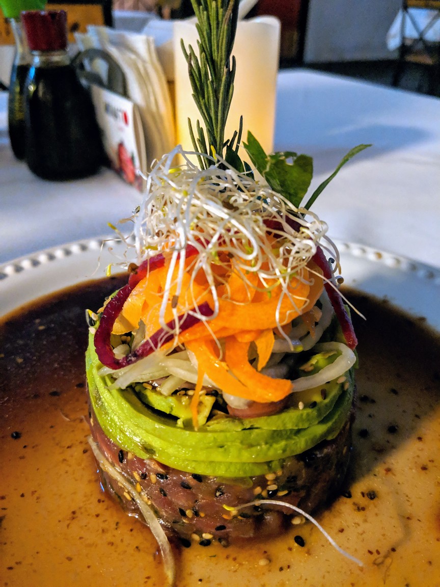 Tuna tartar, Mexican style