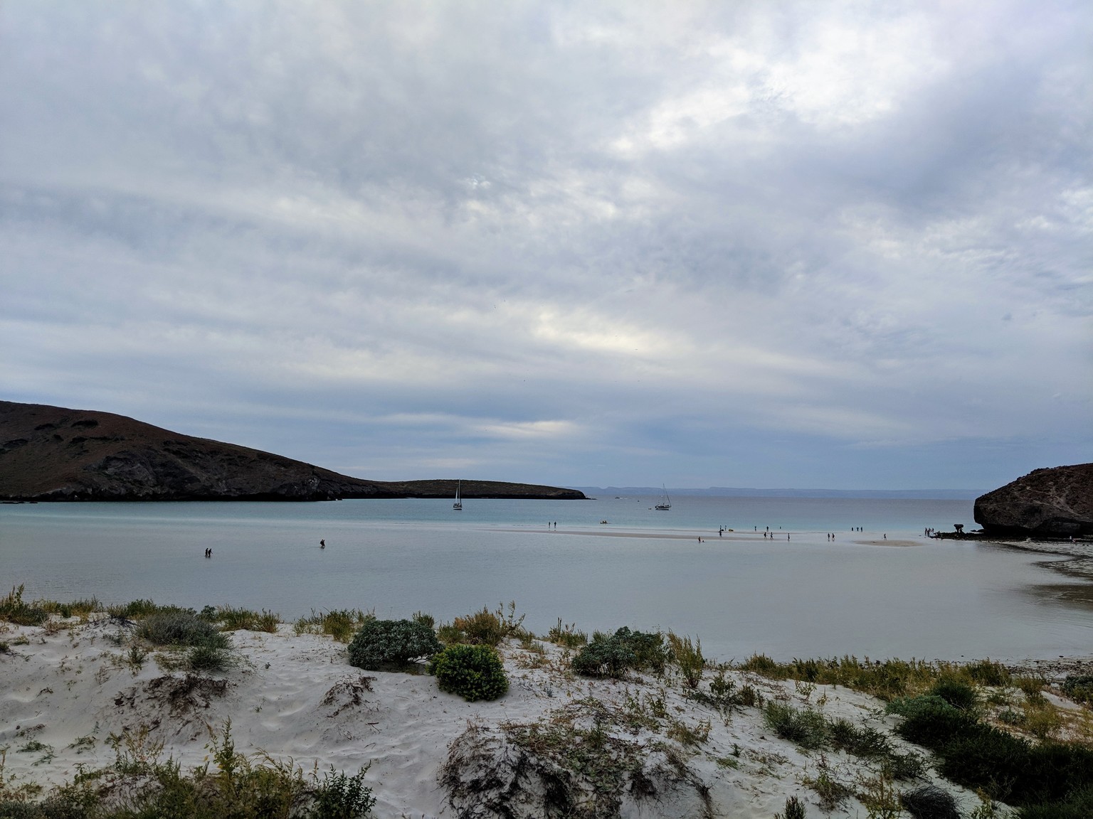 Belandra beach. Bad light, but it's very pretty.