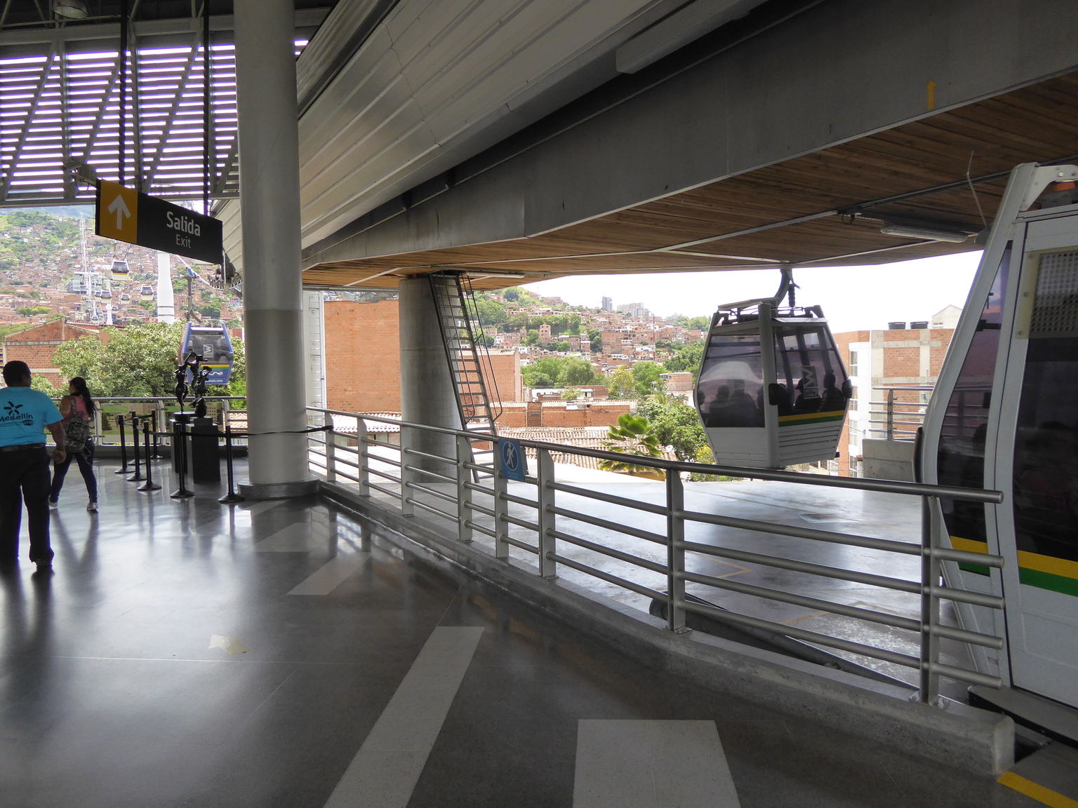 One of the metrocable stations.