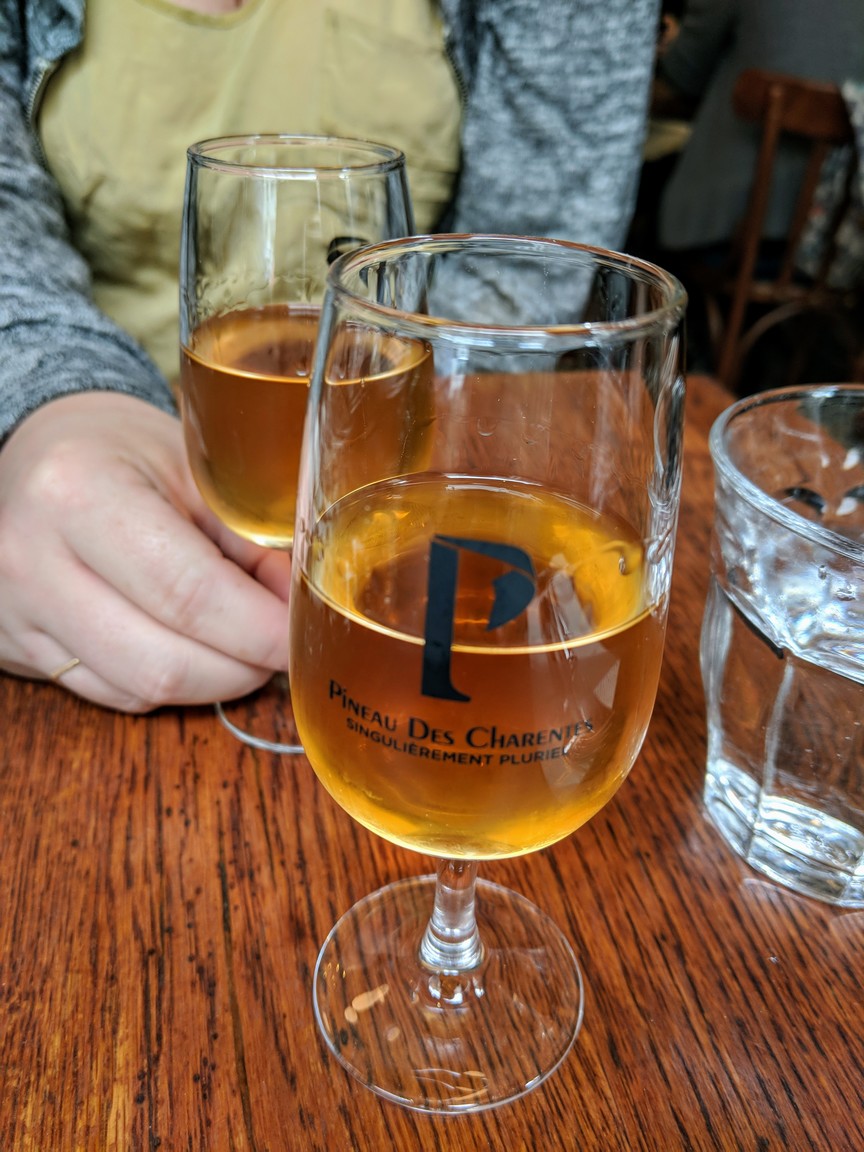 Desert wine at Le Comptoir de La Gastronomie, one of our favorite restaurants in Paris.