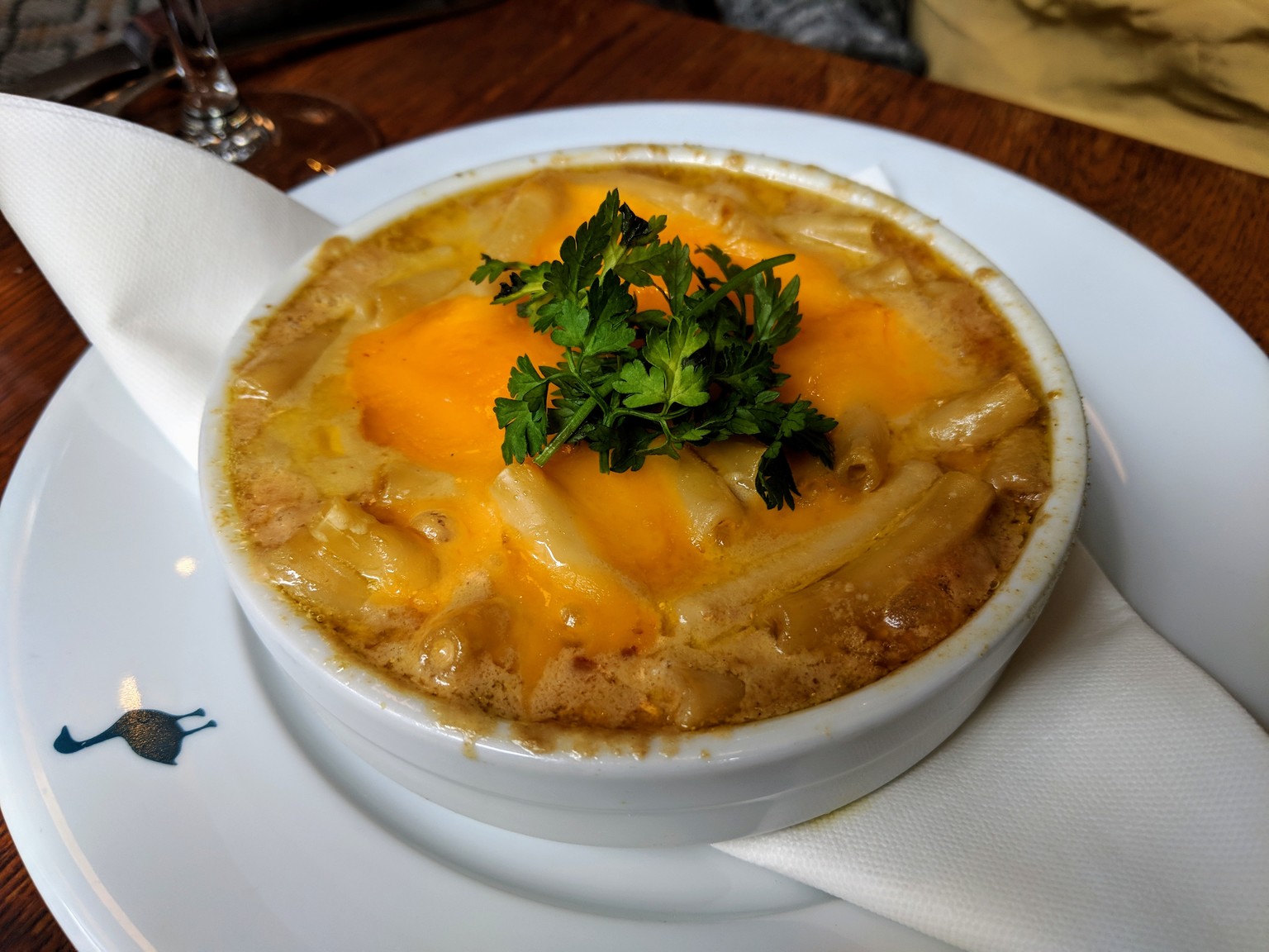 Fois Gras mac and cheese. I think we had the gout after this meal!