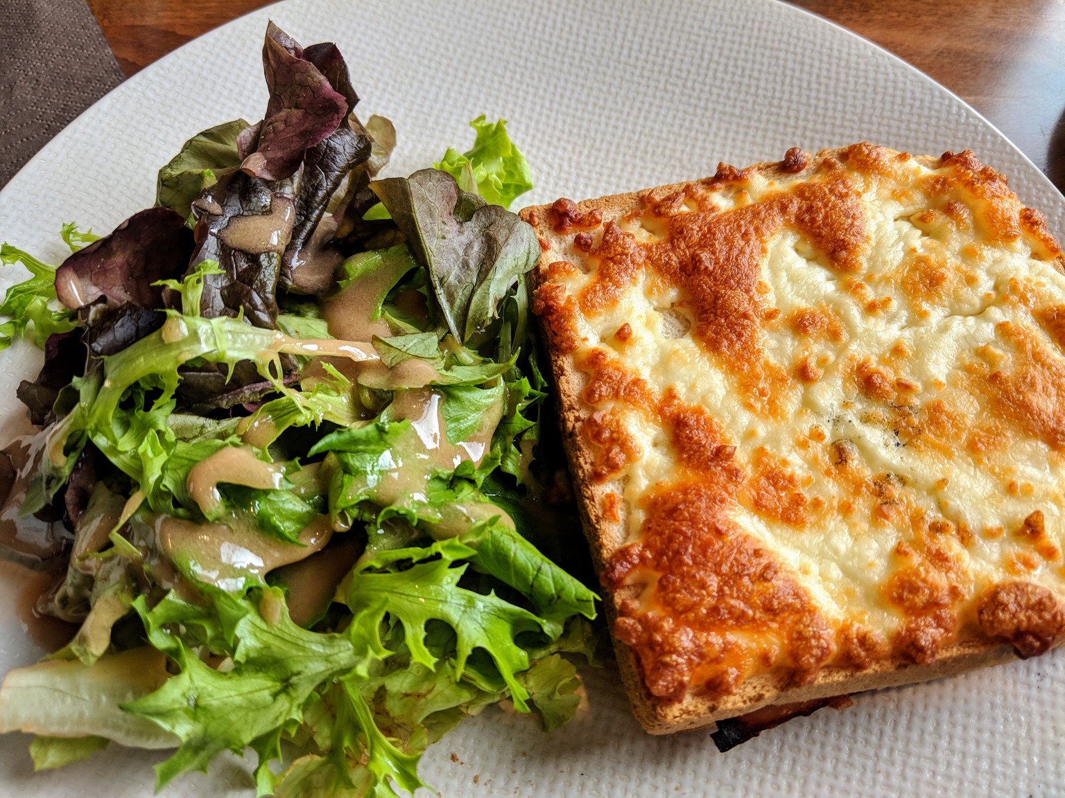 Croque monsieur at Versailles
