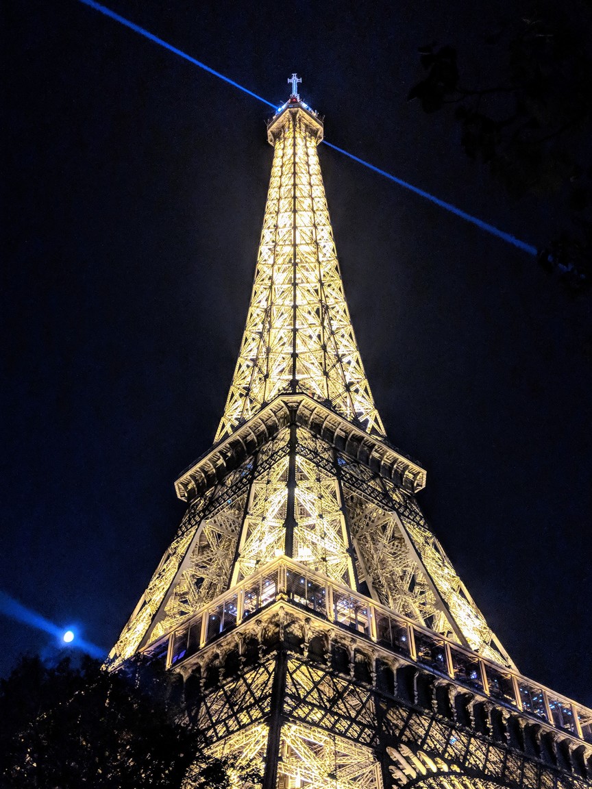 Eiffel tower at night is so much better!