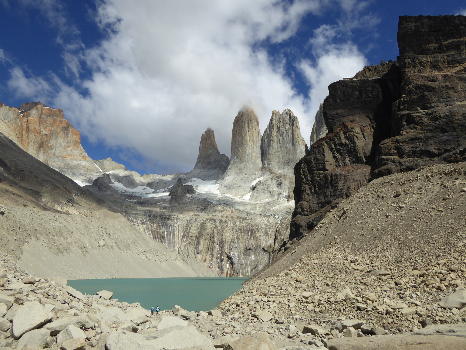 The Torres Del Paine (Towers of Paine).
