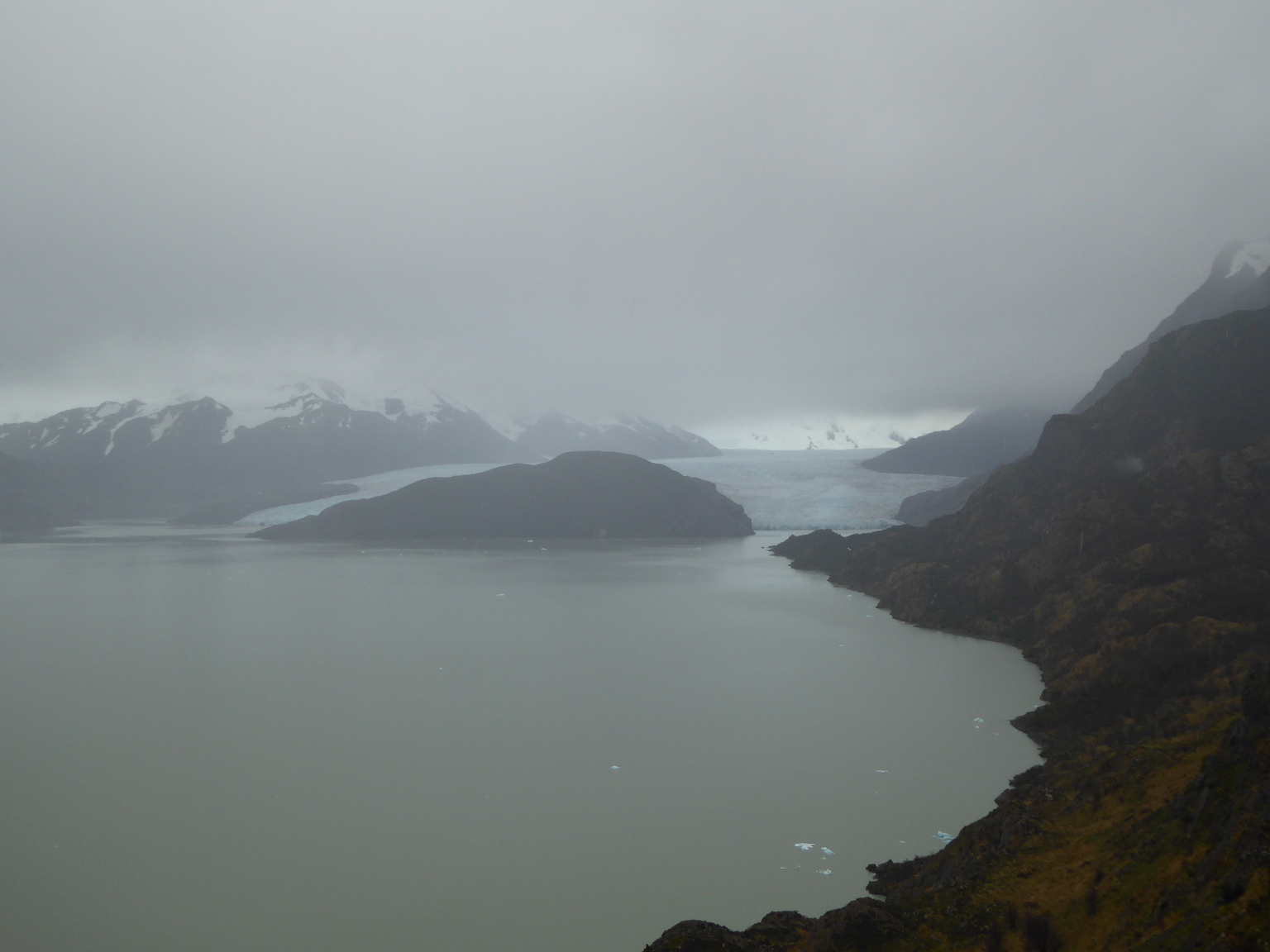 The grey glacier.