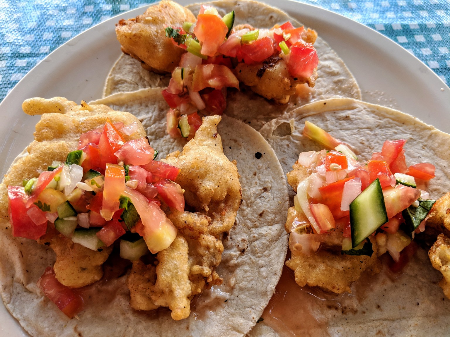 Shrimp tacos