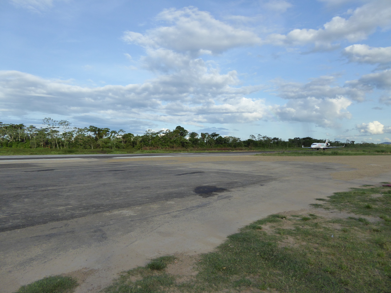This is the runway Rurrenabaque airport. There is no refueling here, planes come from La Paz and then go straight back.