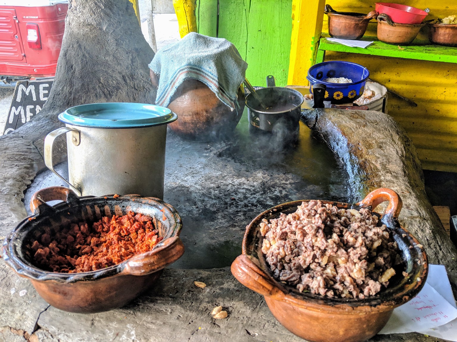 Love the wood burning hand made stove, what a cool way to cook!