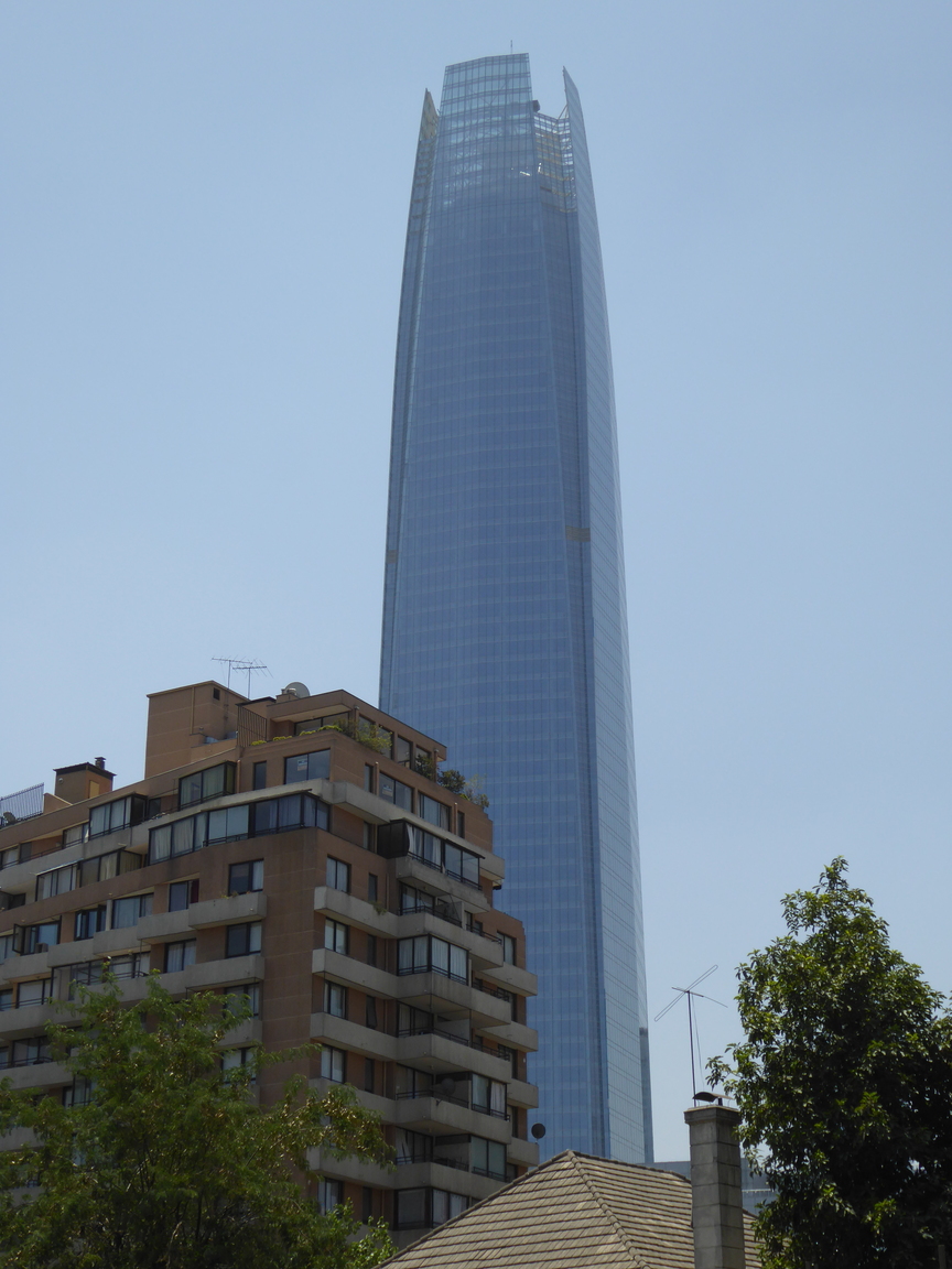 The tallest building in South America! Sadly it's not open yet, so I couldn't go up to the top.