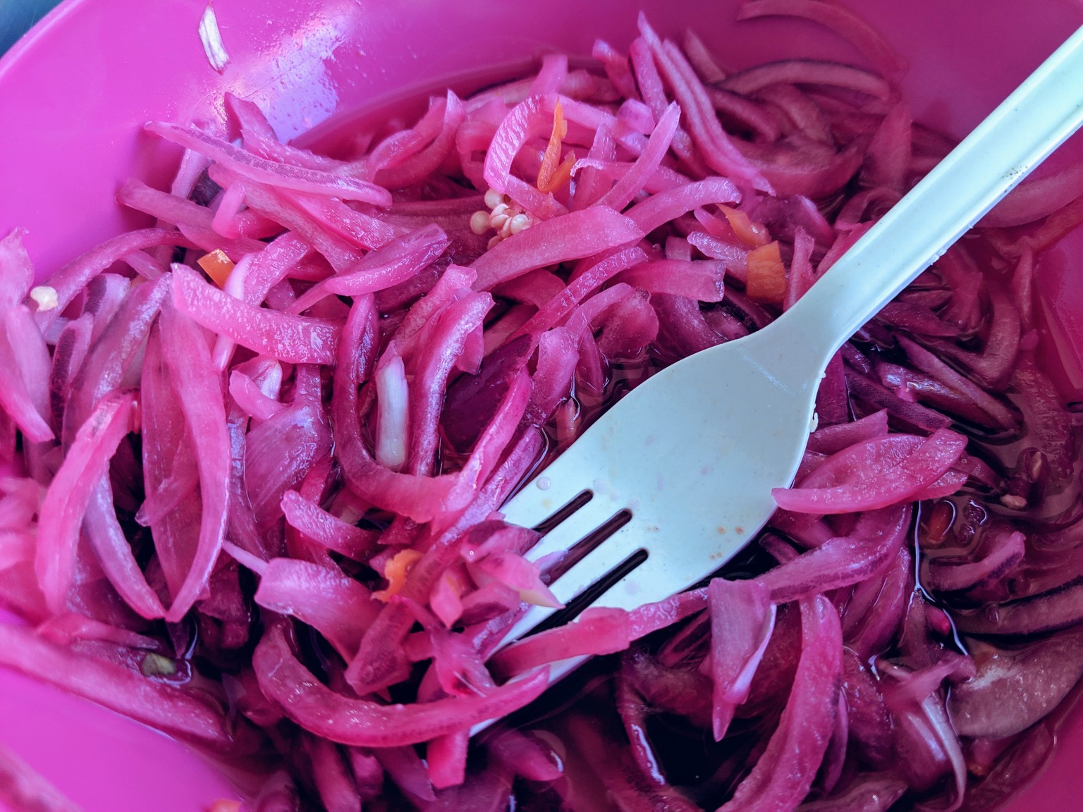 Love those pickled red onions