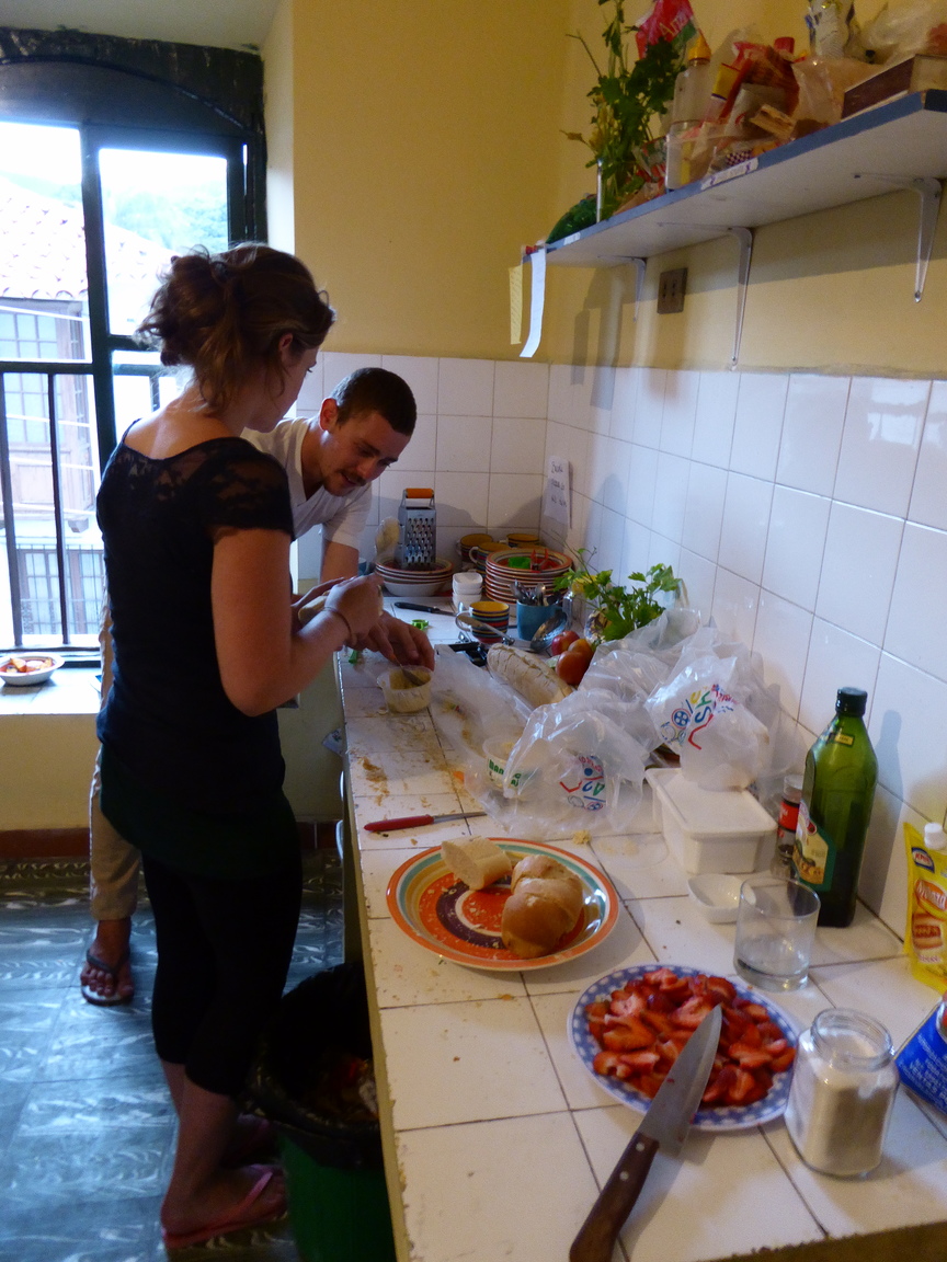 Helping out with our Christmas dinner!