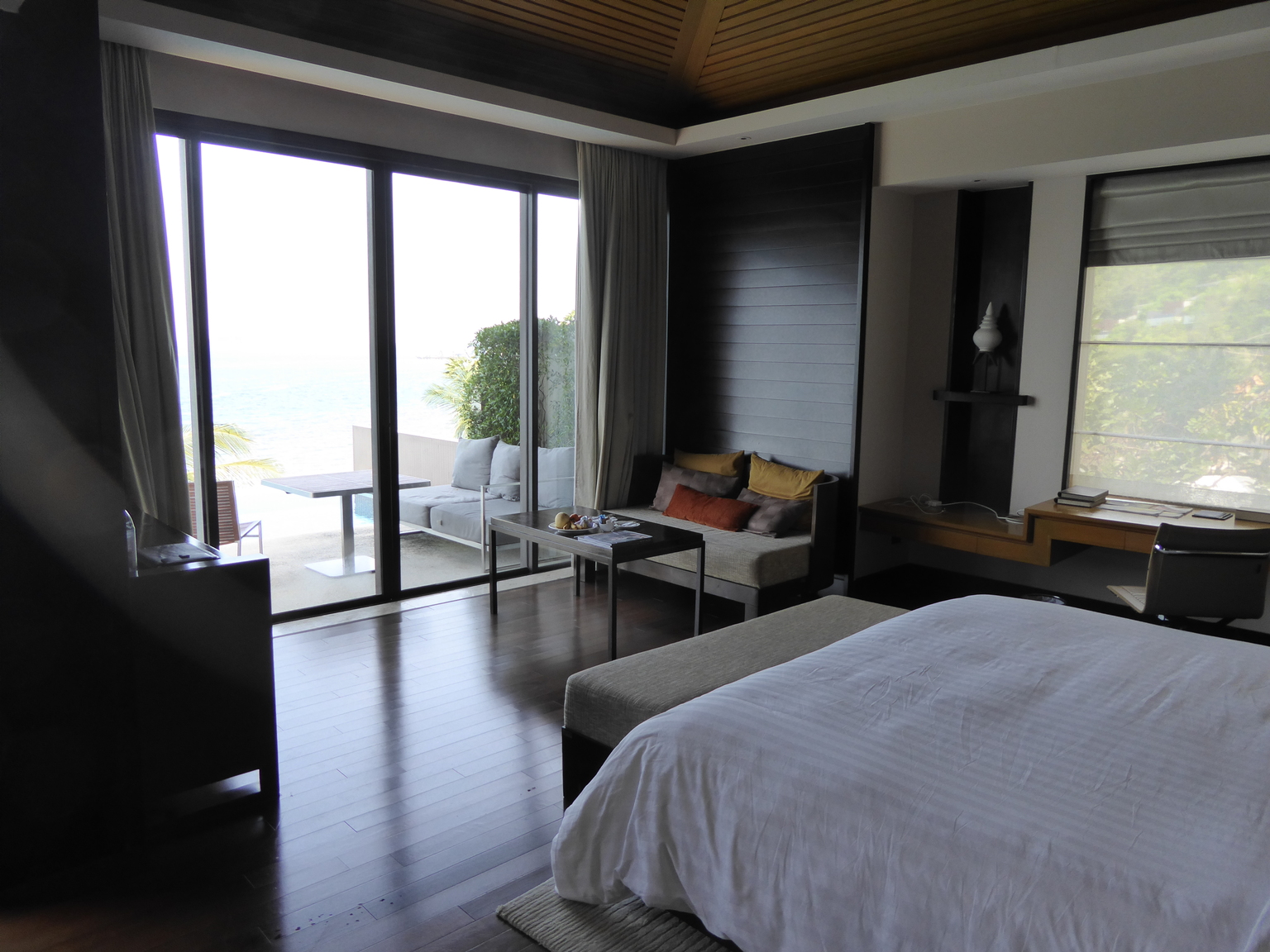 Back on Koh Samui, in my ridiculous suite for my friend Jake's wedding.