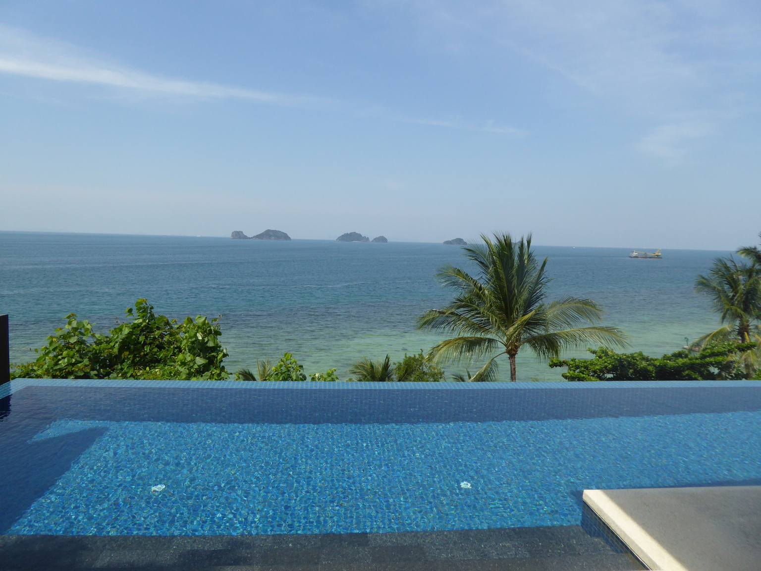 No big deal, just my own private swimming pool overlooking the ocean.