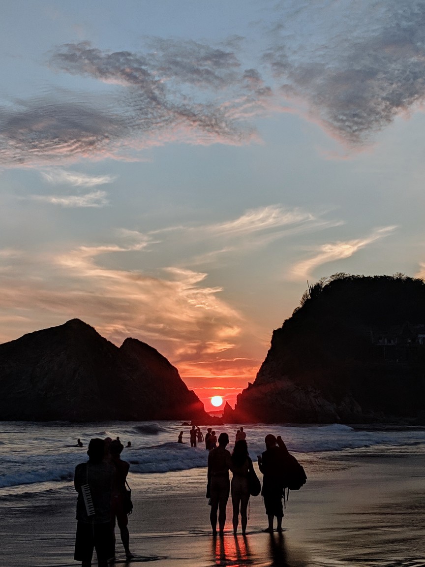 Everyone wanted to take in this view.